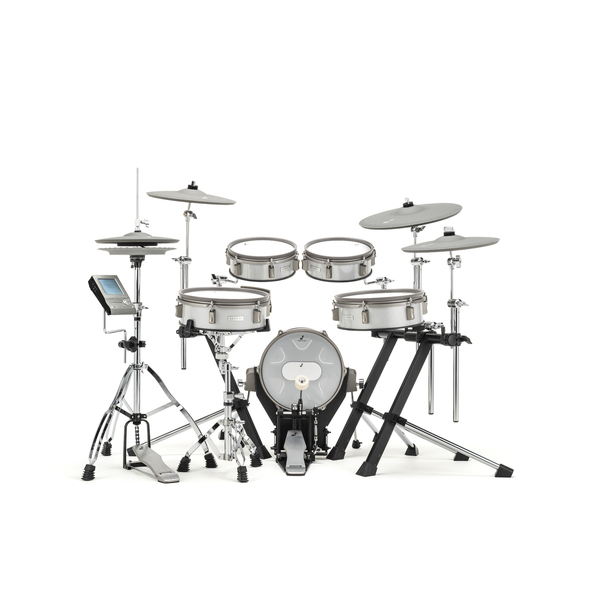 EFNOTE 3B EST3-B ELECTRONIC DRUM KIT, WHITE SPARKLE W/FULL HARDWARE SET