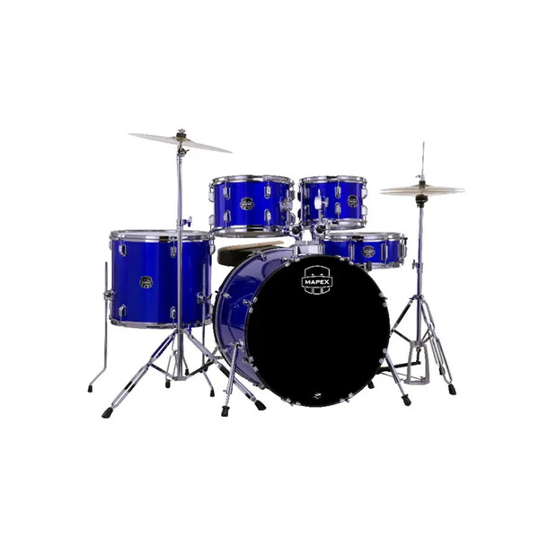 MAPEX COMET FUSION KIT PACKAGE INGIGO BLUE - INCLUDES CYMBALS