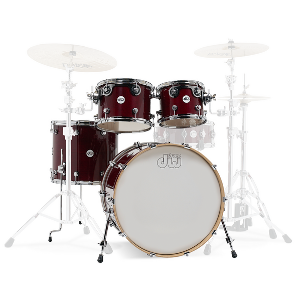 DW DDLG2214CS Design Series 4pc Shell Pack Cherry Stain