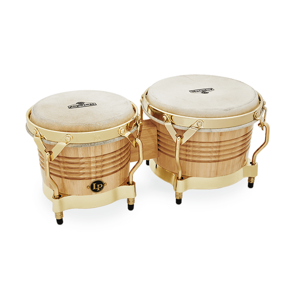 LP M201-AW Matador Wood Bongos Natural/gold