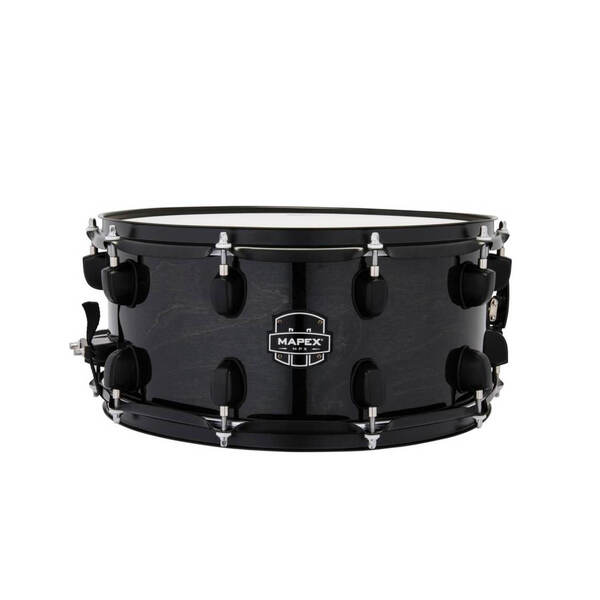 Mapex Maple/Poplar 14 x 6.5" Snare Drum Trans Midnight Black