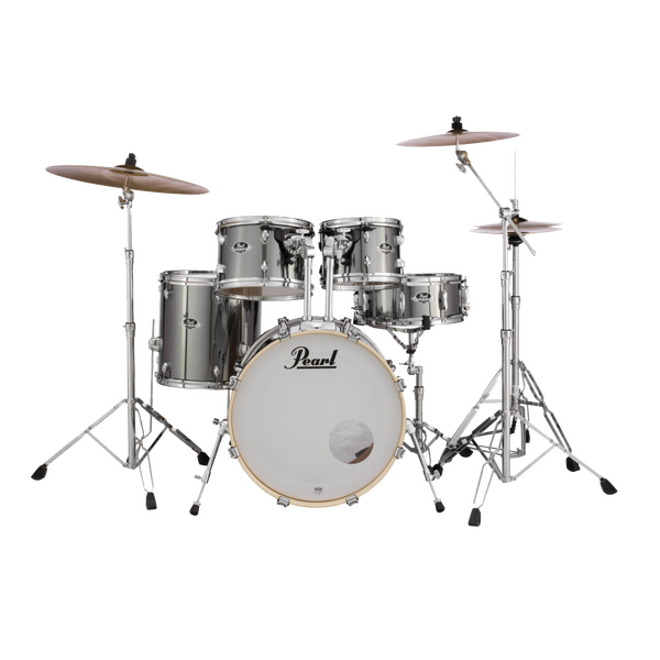 Pearl Export PLUS 20" Fusion Drumkit Package Smokey Chrome