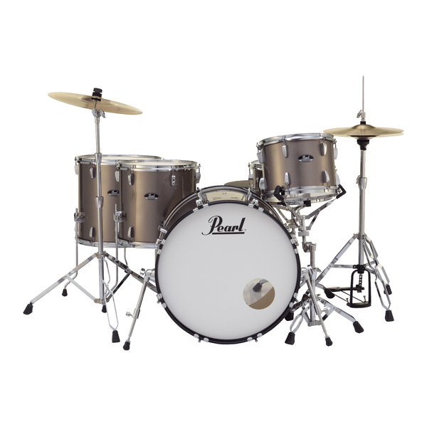 Pearl Roadshow 5-pc. 22" Rock (1 up, 2 down) Drum Set - Bronze Metallic