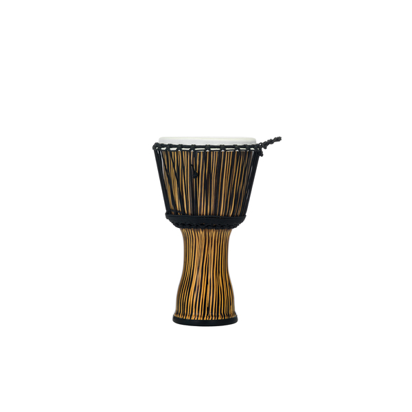 PEARL 10" ROPE TUNED SYNTHETIC SHELL DJEMBE   ZEBRA GRASS