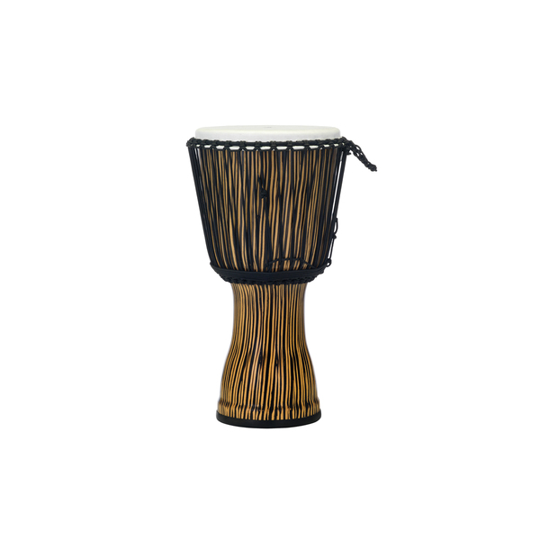 PEARL 12" ROPE TUNED SYNTHETIC SHELL DJEMBE   ZEBRA GRASS