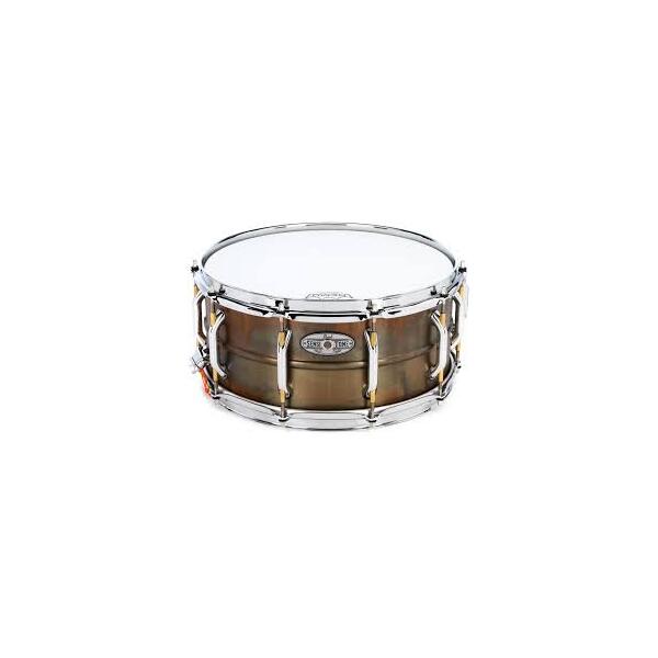 PEARL SENSITONE PREMIUM PATINA 14 X 6.5 BEADED BRASS SNARE