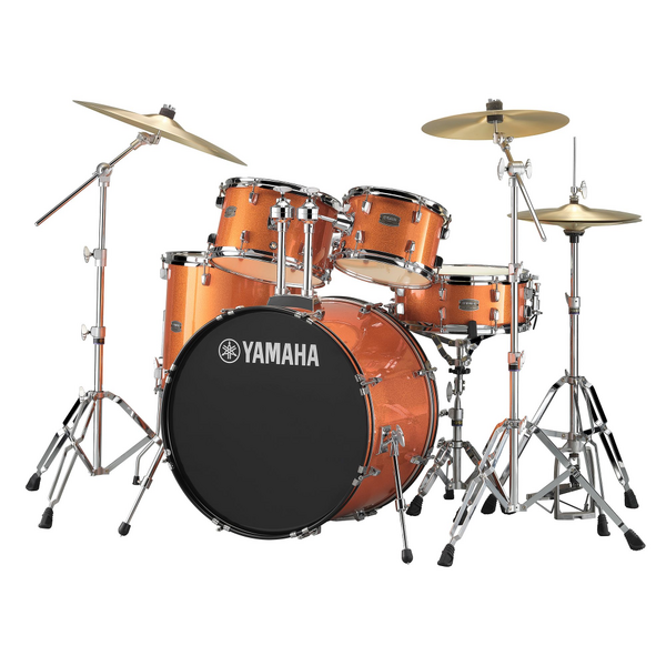 Yamaha Rydeen 5pc Euro Drum Kit - Orange Glitter w/FREE DS550 STOOL!