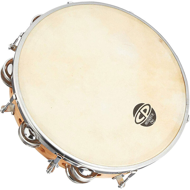 CP Tunable Wood 10" Tambourine