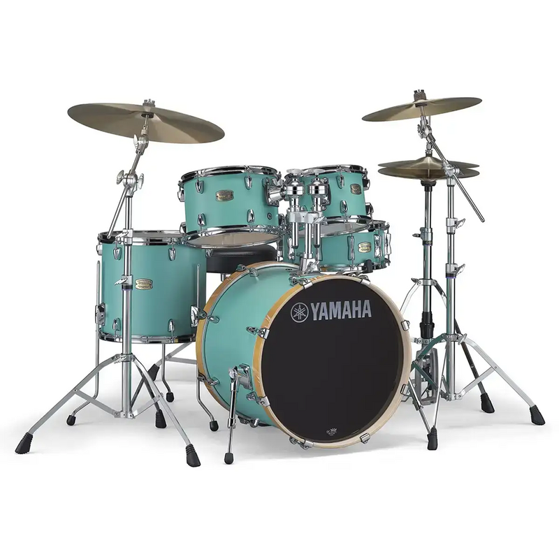 Yamaha Stage Custom EURO Drum Kit w/HW780 Hardware – Matte Surf Green //10/12/16/22/14