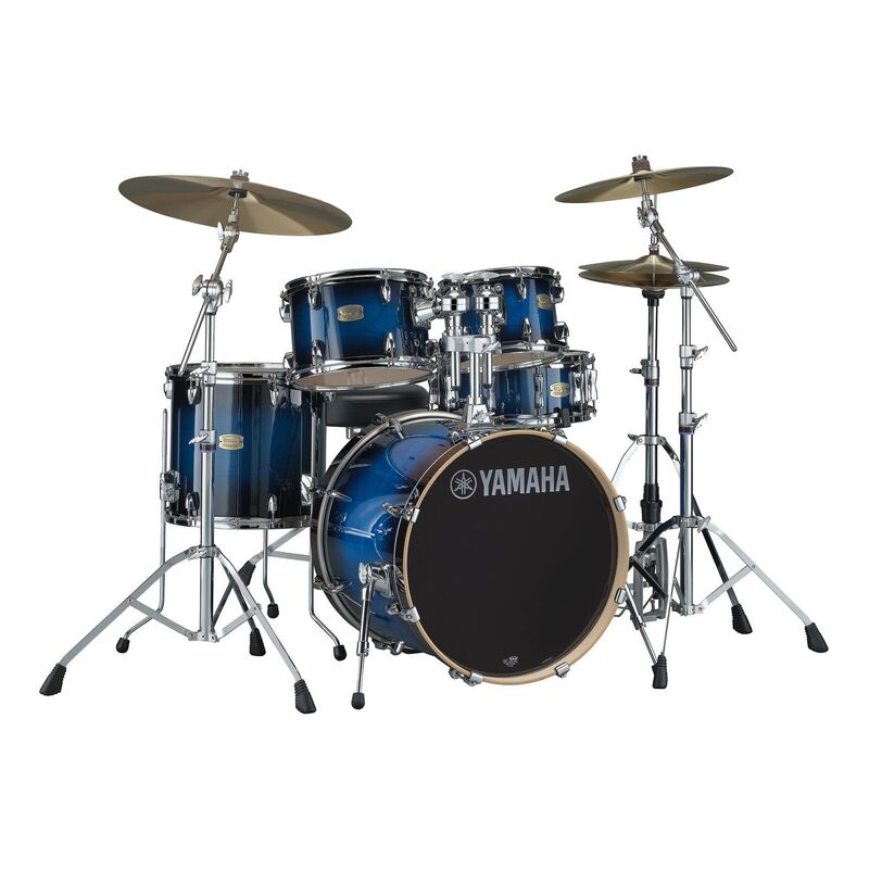 Yamaha Stage Custom Birch 5-Piece Fusion Drum Kit Deep Blue Burst w/700 Series Hardware