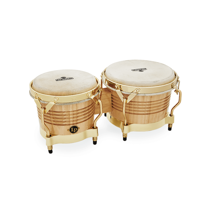 LP M201-AW Matador Wood Bongos Natural/gold