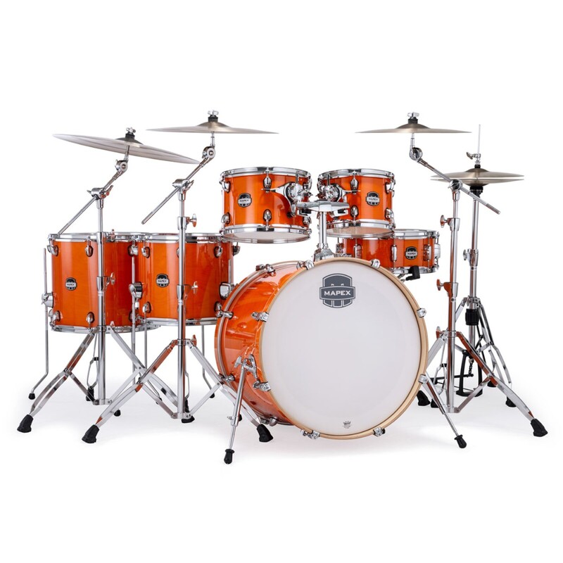 Mapex Mars 6pce Drum Kit Shell Pack - Glossy Amber