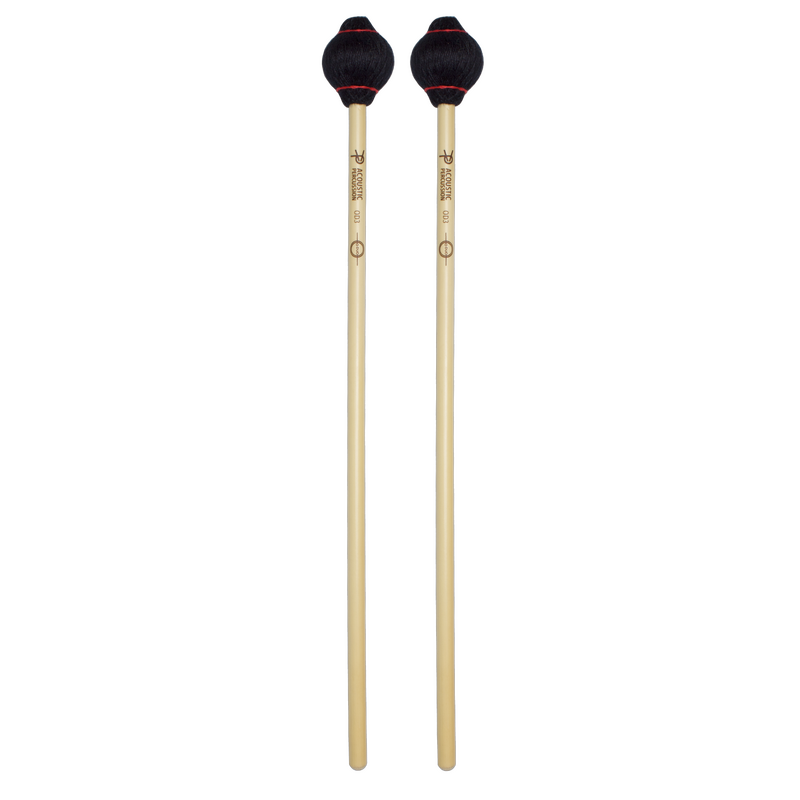 Acoustic Percussion OD3 O Duo Medium Soft Vibes & Marimba Mallets