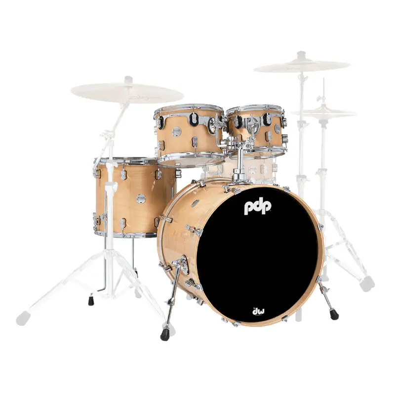 PDP Concept Maple 4-Piece Fusion Shell Pack - Natural Lacquer