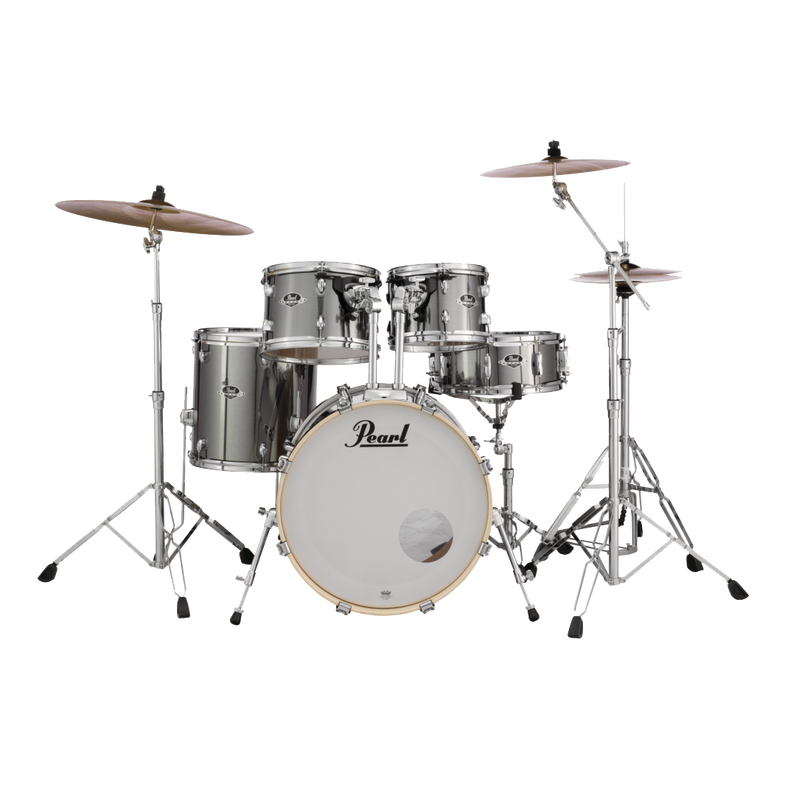 Pearl Export PLUS 20" Fusion Drumkit Package Smokey Chrome