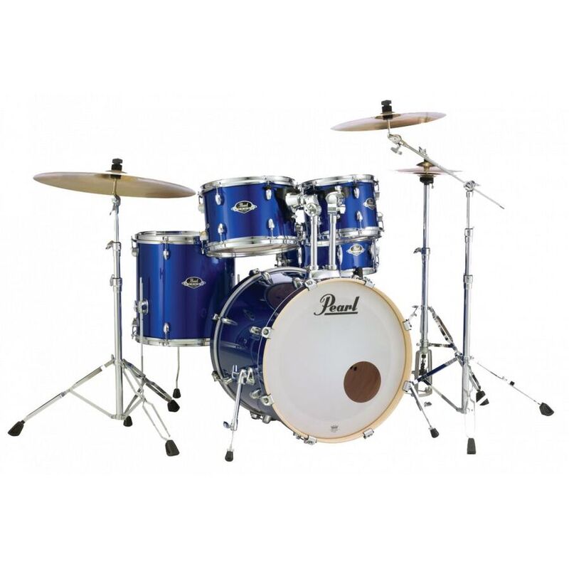 PEARL EXPORT DRUM KIT 5-PC. 20" FUSION W/HARDWARE - HIGH VOLTAGE BLUE