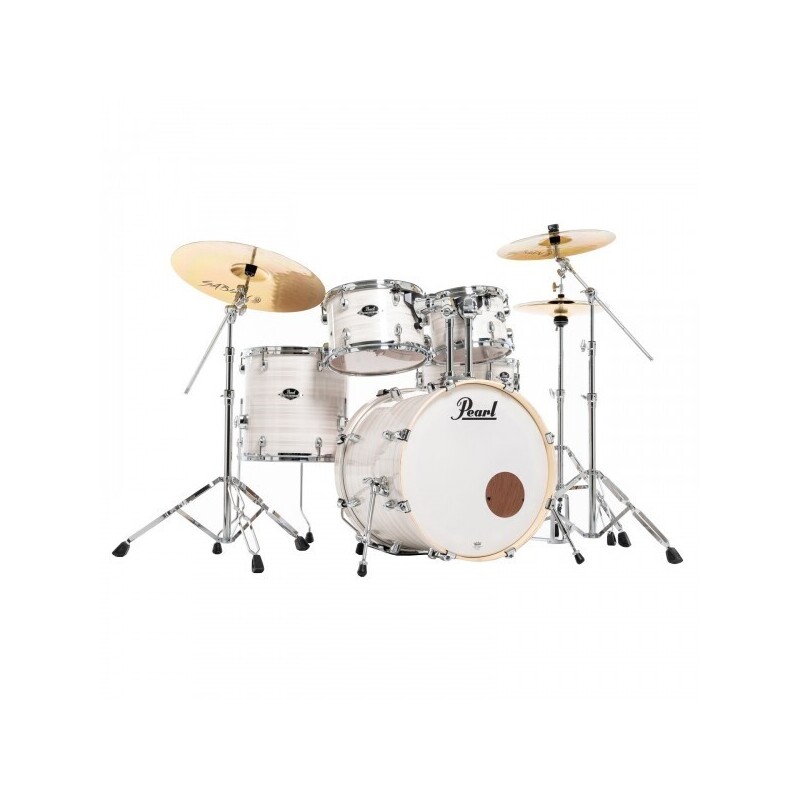 PEARL EXPORT 22" FUSION PLUS KIT WITH PEARL 834 HARDWARE PACK - SLIPSTREAM WHITE