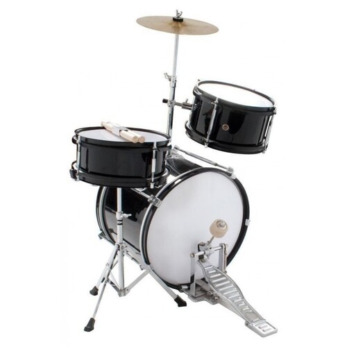 DRUM KIT JUNIOR 3 PCE 12 INCH BD BLACK