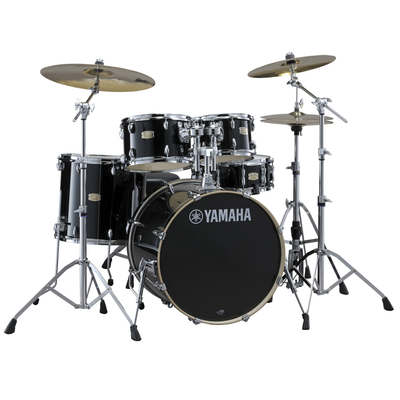 Yamaha Stage Custom Birch Euro 5 Piece Drum Kit in Raven Black